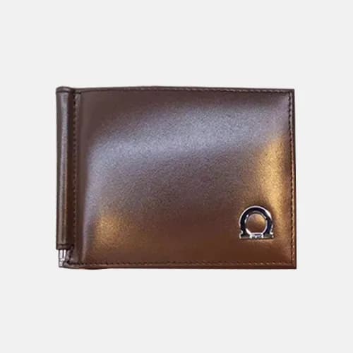 Ferragamo 2019 Mens Leather Card Holder / Money Ci… - 1