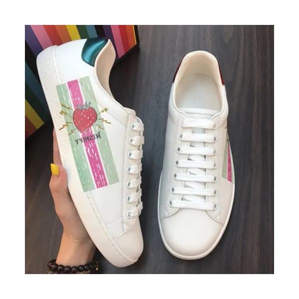 Gucci 2019 Mm/Wm Leather Sneakers - 구찌 2019 남여공용 레… - 1