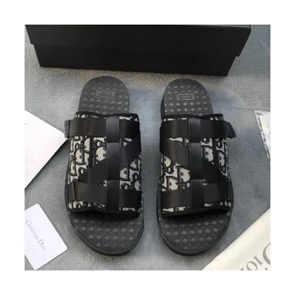 Dior 2019 Mens Canvas Slipper - 디올 2019 남성용 캔버스 슬리… - 1