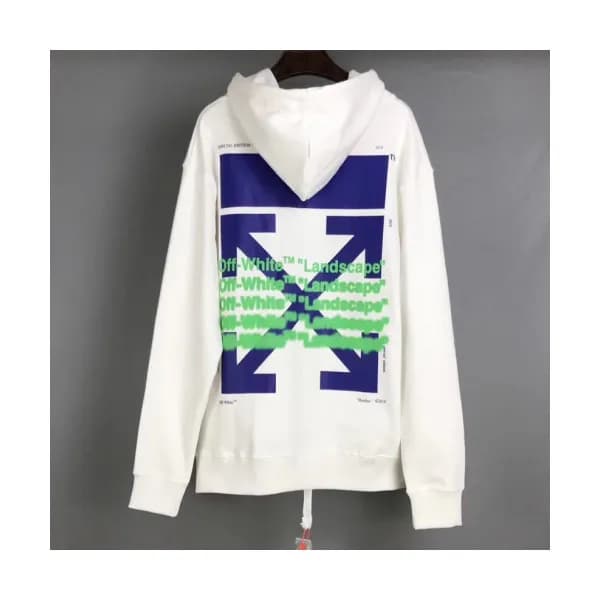 Off-white 2019 Mm/Wm Logo Cotton Oversize HoodT - … - 1