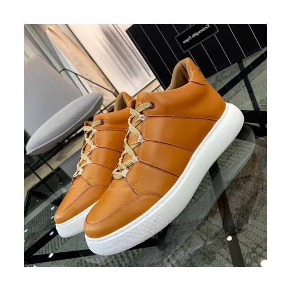 Ermenegildo Zegna 2019 Mens Leather Sneakers - 에르… - 1