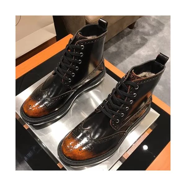 Prada 2019 Mens Leather Boots - 프라다 2019 남성용 레더 부츠… - 1