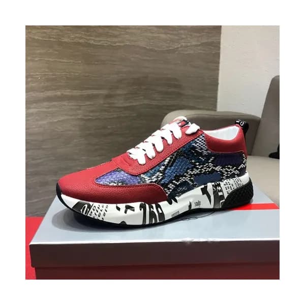 Prada 2019 Mens Leather Sneakers - 프라다 2019 남성용 레더… - 1