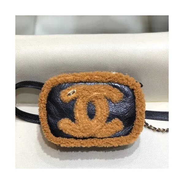 Chanel 2019 Women Hip Sack / Chain Shoulder Bag,1… - 1
