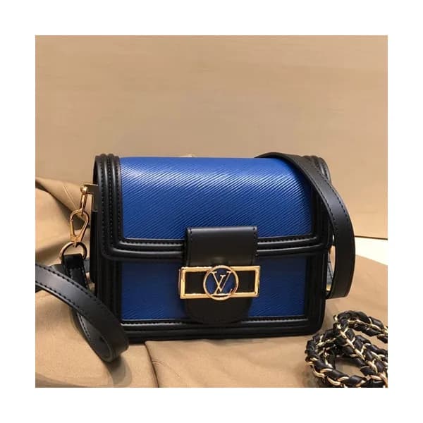 Louis Vuitton 2019 Dauphine Epi Leather Shoulder B… - 1