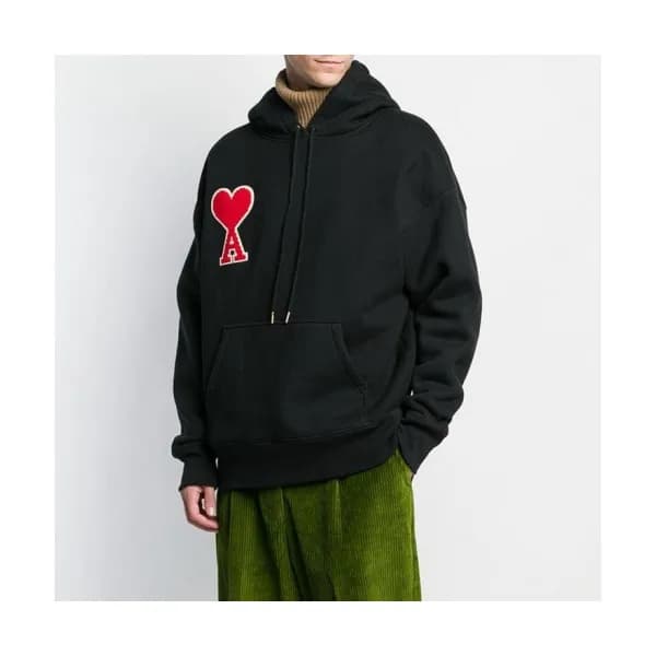 Ami 2019 Mens Logo Casual Cotton Hooded - 아미 2019 … - 1