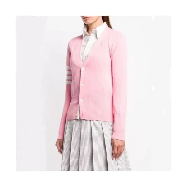 Thom Browne 2019 Women V-neck Knit Cardigan - 톰브라… - 1