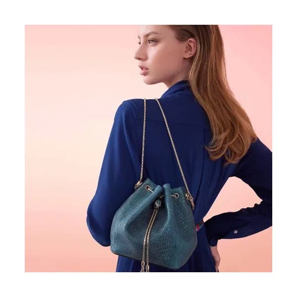 Bvlgari 2019 Serpenti Forever Bucket Tote Shoulder… - 1