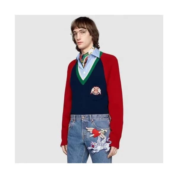 [매장판]Gucci 2019 Mm/Wm Casual Wool V-neck Sweater -… - 1