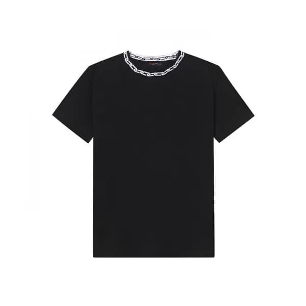 Louis vuitton 2019 Mens Crew -neck Cotton Short Sl… - 1