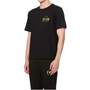 Evisu 2019 Mens Embroidery Evisukuro Cotton Short …