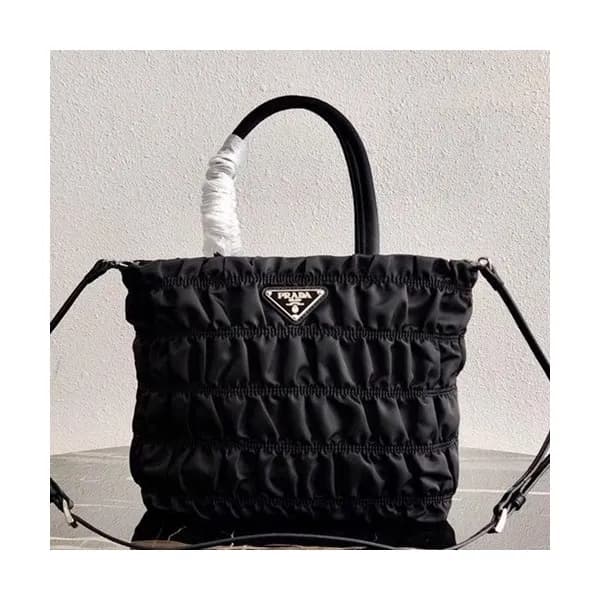 Prada 2019 Nylon Tote Shoulder Shopper Bag,30cm -… - 1