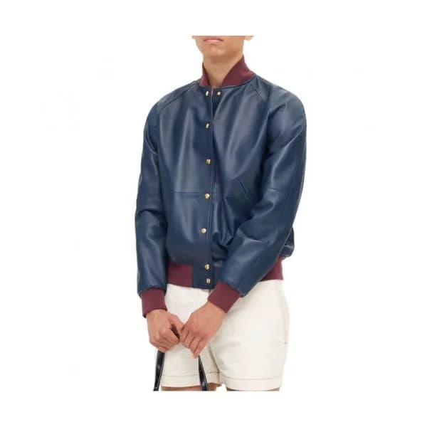 Givenchy 2020 Mens Logo Casual Leather Jacket - 지방… - 1