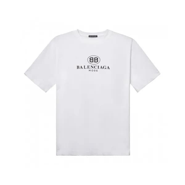 [발렌시아가]Balenciaga 2020 Mm/Wm Logo Cotton Short Sle… - 1