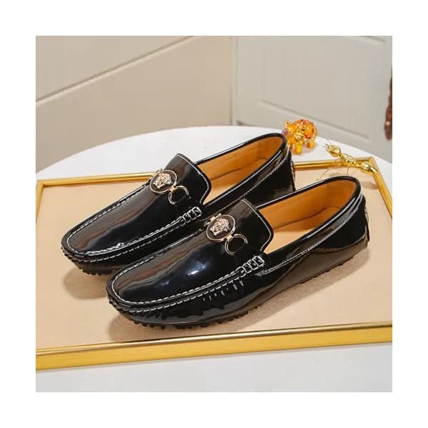 Versace 2020 Mens Leather Loafer - 베르사체 2020 남성용 … - 1