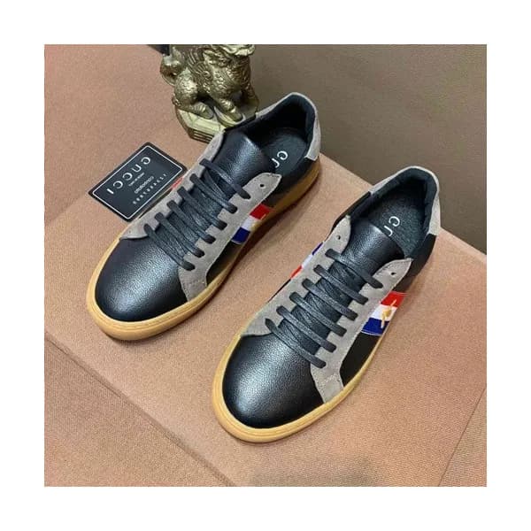 Gucci 2020 Mens Leather Sneakers - 구찌 2020 남성용 레더… - 1