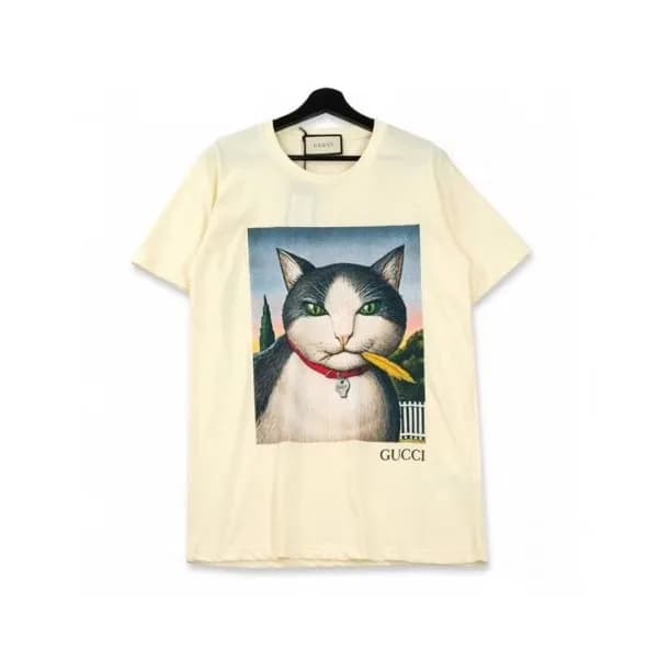 [매장판]Gucci 2020 Mm/Wm Logo Cotton Crew neck Short … - 1