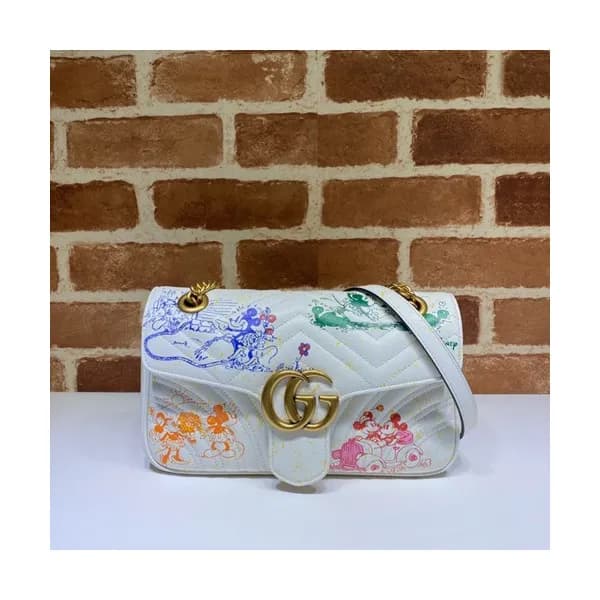 Gucci 2020 GG Marmont Matlase Women Shoulder Bag,2… - 1