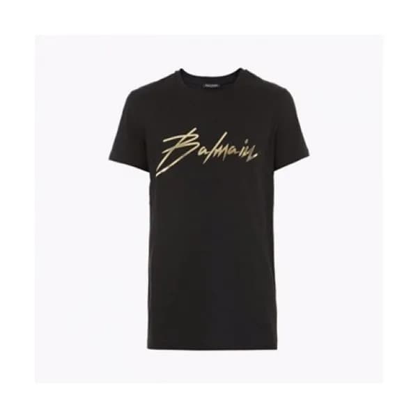 [발망]Balmain 2020 Mm/Wm Logo Cotton Short Sleeved T… - 1