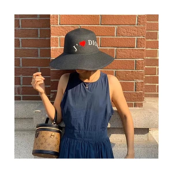 Dior 2020 Ladies Cap - 디올 2020 여성용 모자 DIOM0041, 블랙 - 1
