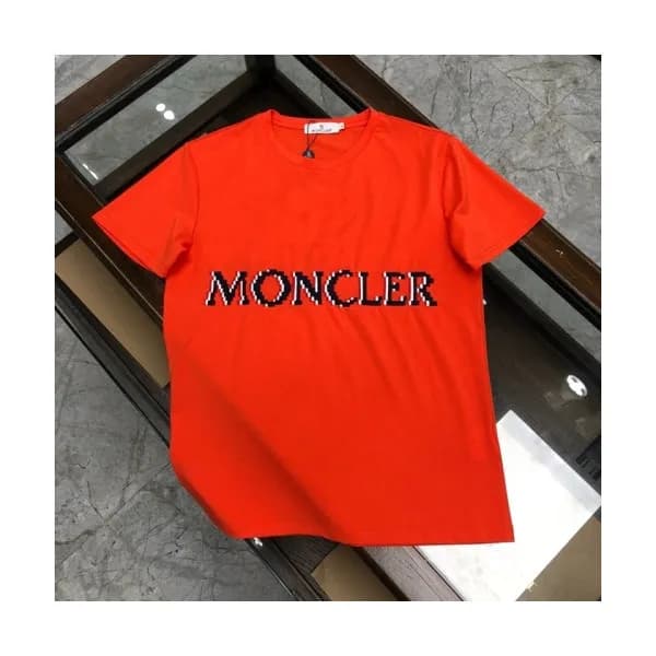 [매장판]Moncler 2020 Mens Logo Silket Crew-neck Short… - 1