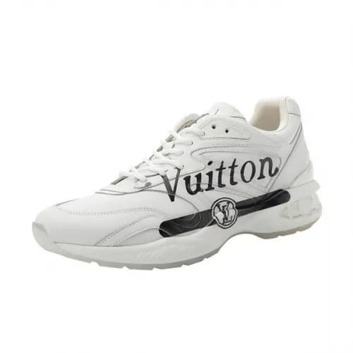 Louis Vuitton 2020 Men's Leather Running Shoes… - 1