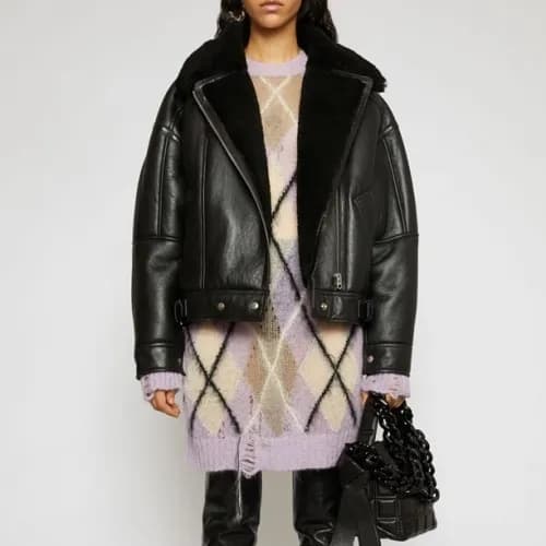 Acne Sstudios 2019 Womens Casual Leather Jacket - … - 1