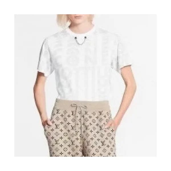 Louis vuitton 2021 Mm/Wm Logo Short Sleeved Tshirt… - 1