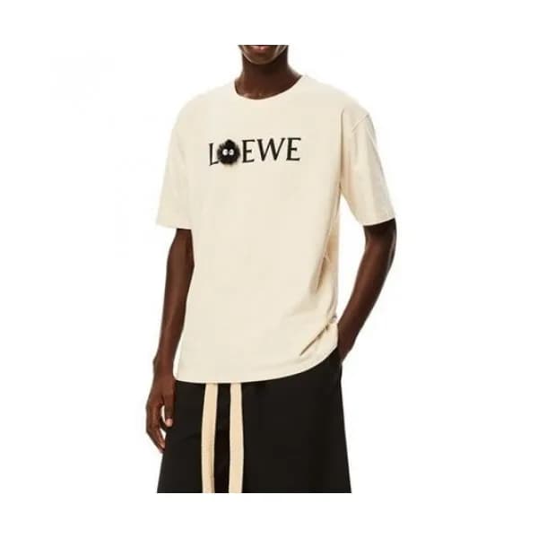 [로에베]Loewe 2021 Mm/Wm Smile Short Sleeved Tshirts … - 1