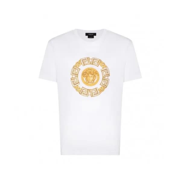 [베르사체]Versace 2021 Mens Logo Short Sleeved Tshirts… - 1
