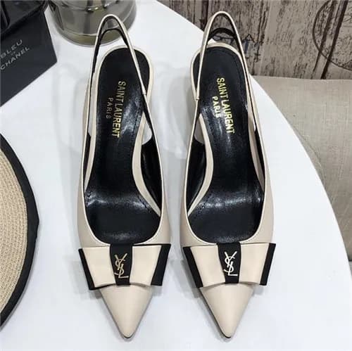 Saint Laurent 2021 Women's Leather High Heel S… - 1
