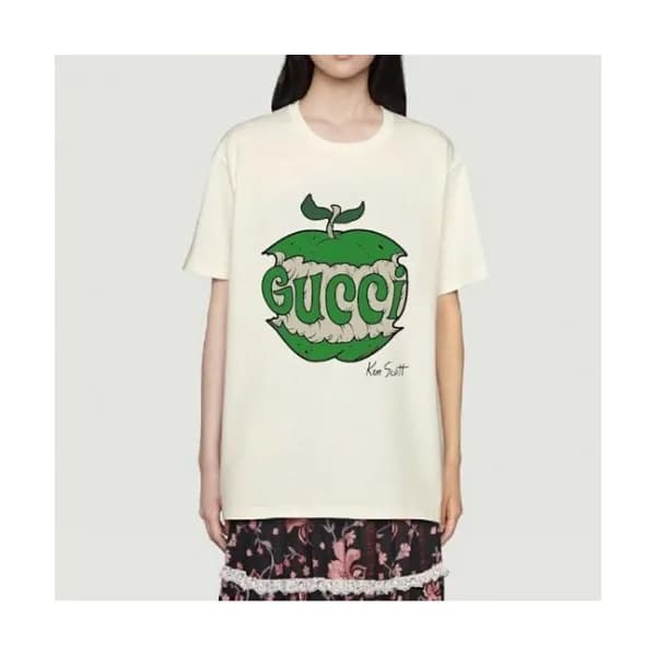 [매장판]Gucci 2021 Mm/Wm Logo Short Sleeved Tshirts -… - 1