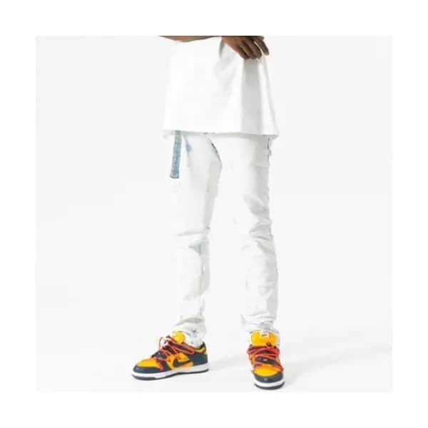 Off-white 2021 Mens Logo Denim Jeans - 오프화이트 2021 … - 1