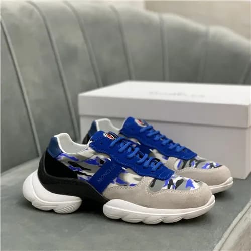 Moncler 2021 Men's Leather Sneakers - 몽클레어 202… - 1