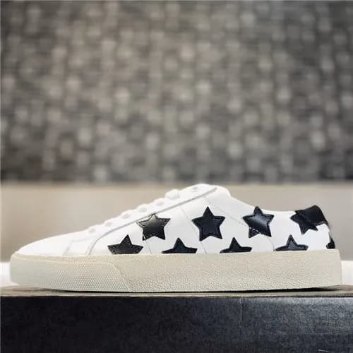 [매장판]Saint Laurent 2021 Men's Leather Sneakers… - 1