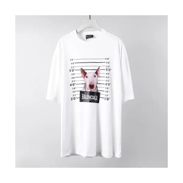 Balenciaga Mm/Wm Logo Cotton Short Sleeved Tshirt… - 1