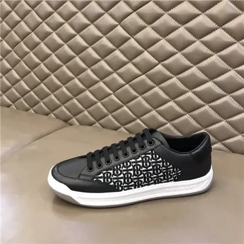 Burberry 2021 Men's Leather Sneakers,BURS0174 … - 1