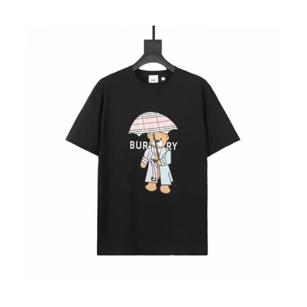 Burberry Mm/Wm Logo Cotton Short Sleeved Tshirts … - 1