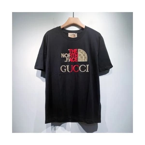 [추천템]Gucci Mm/Wm Logo Short Sleeved Tshirts Black… - 1