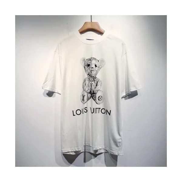 Louis vuitton Mm/Wm Logo Short Sleeved Tshirts Wh… - 1