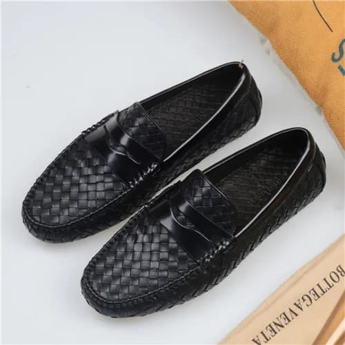 Bottega Veneta 2021 Men's Leather Loafer,BVS04… - 1
