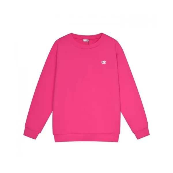 Chanel Womens Crew-neck Logo Cotton Tshirt Pink -… - 1
