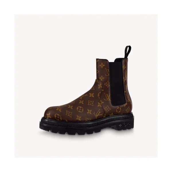 루이비통 남성 모노그램 레더 부츠 Size(240 - 270) 브라운 - Louis V… - 1