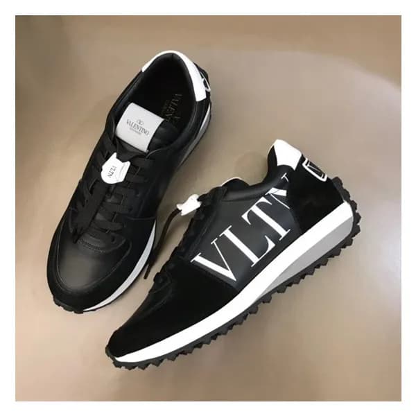 발렌티노 남성 트렌디 블랙 스니커즈 - Mens Black Sneakers - val025… - 1