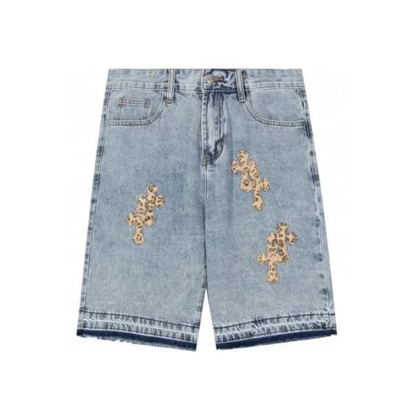 크롬하츠 남성 트렌디 블루 반바지 - Mens Blue Half-pants - chr046… - 1