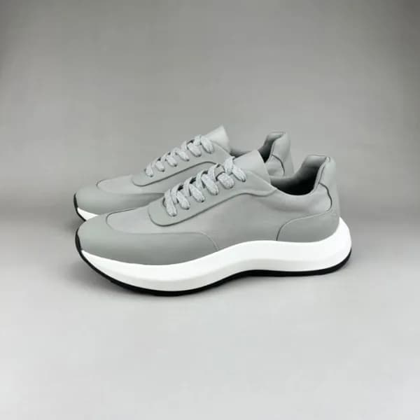 에르메스 남성 클래식 그레이 스니커즈 - Hermes Mens Gray Sneakers -… - 1
