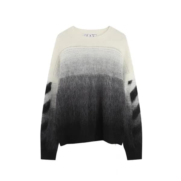 오프화이트 남성 블랙 니트 - Off-white Mens Black Knits - of07… - 1