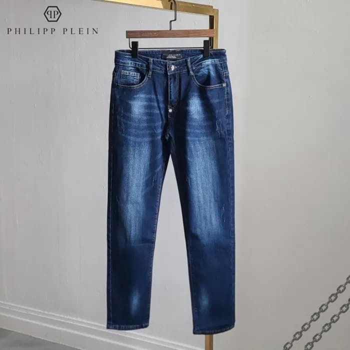 [당일배송] 필립플레인 PP78패치 진청 청바지 - pp01x - 1