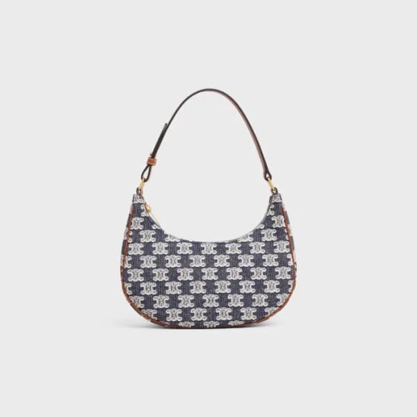 셀린느 여성 블루 AVA 호보백 - Celine Womens Blue Hobo Bag - … - 1