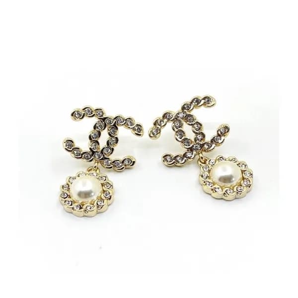샤넬 여성 골드 이어링 - Chanel Womens Gold Earring - acc78x - 1